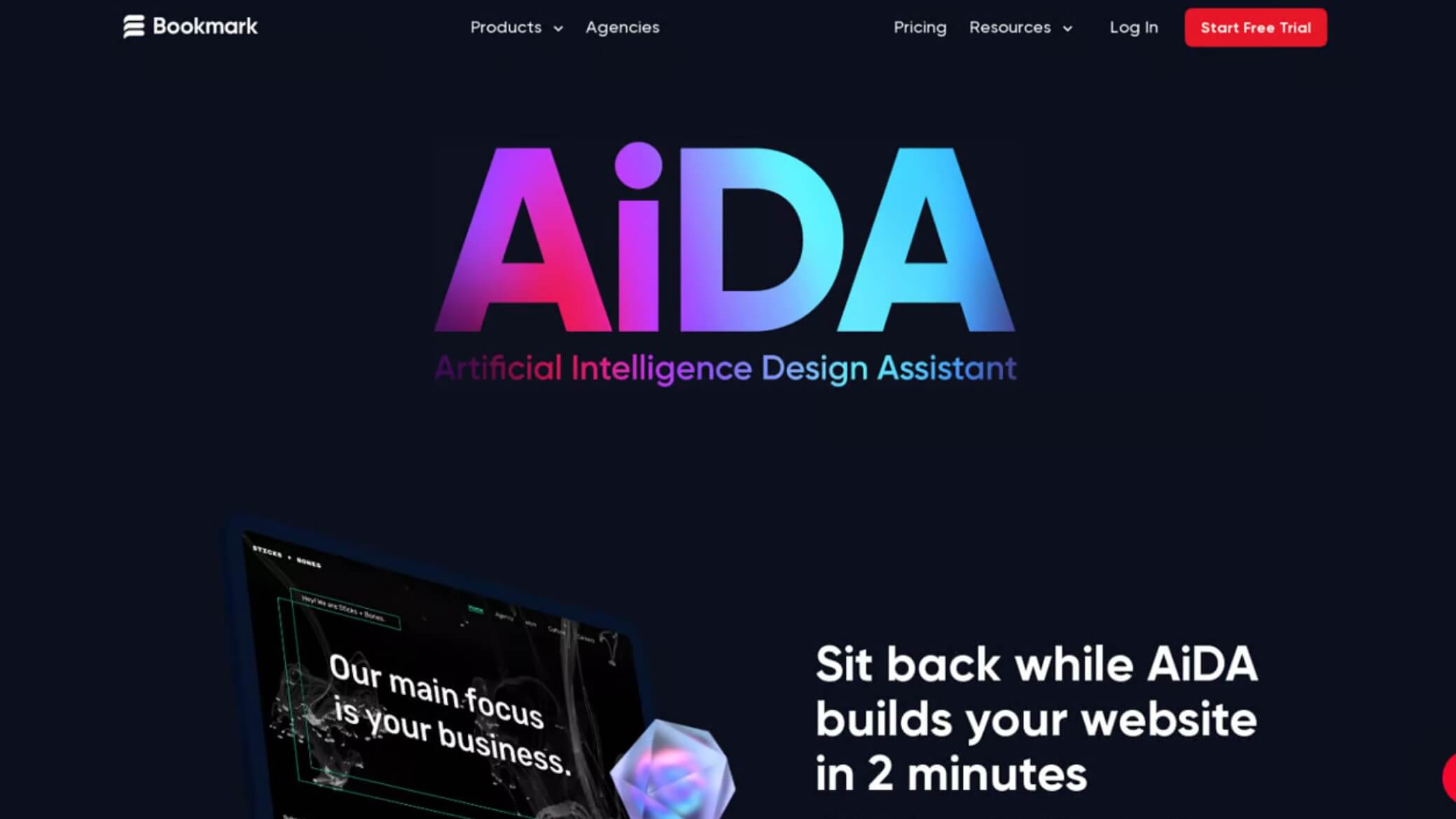 Site123 AI vs Aida